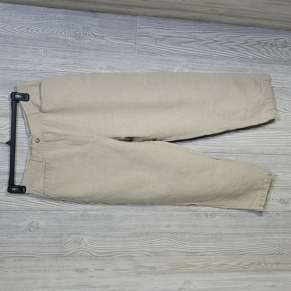 Talbots Irish Linen Blend Capri Pants